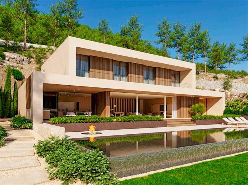 Brandneu. Designer-Villa mit Swimmingpool auf einem Grundstück von ca. 2.000m2,
