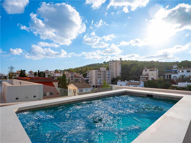 Neu. Penthouse mit privatem Pool in Son Armadams,