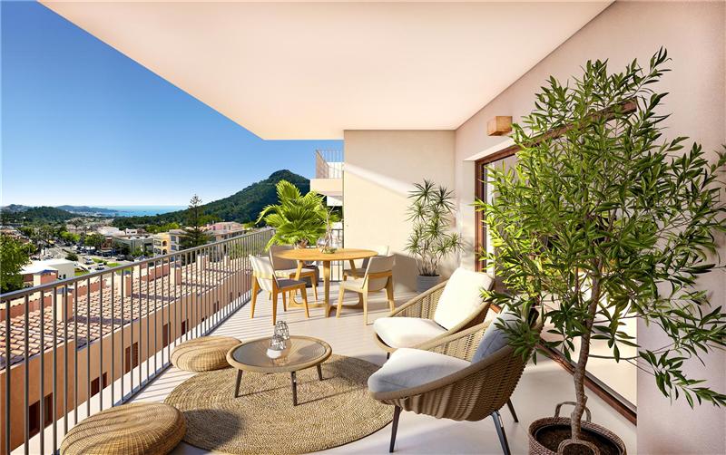 A estrenar - apartamento con piscina y jardín comunitarios en el corazón de Capdepera