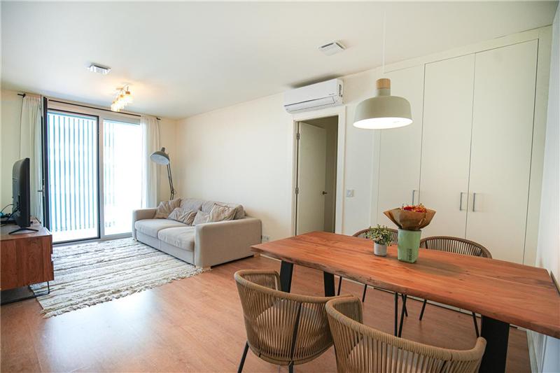 Apartment with terrace in a residential complex with a communal swimming pool.