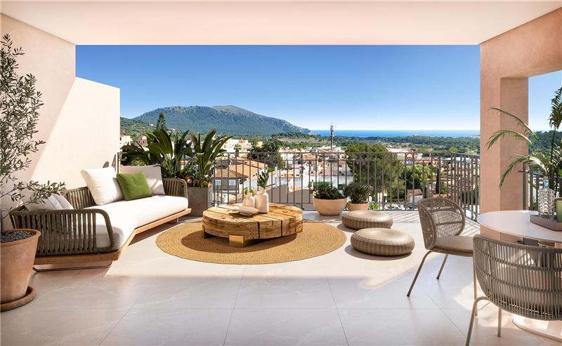 A estrenar - apartamento con piscina y jardín comunitarios en el corazón de Capdepera