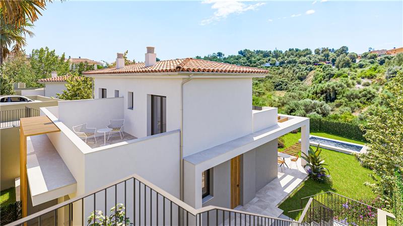 Neubau. Villa auf einem Grundstück von ca. 547,27m2,